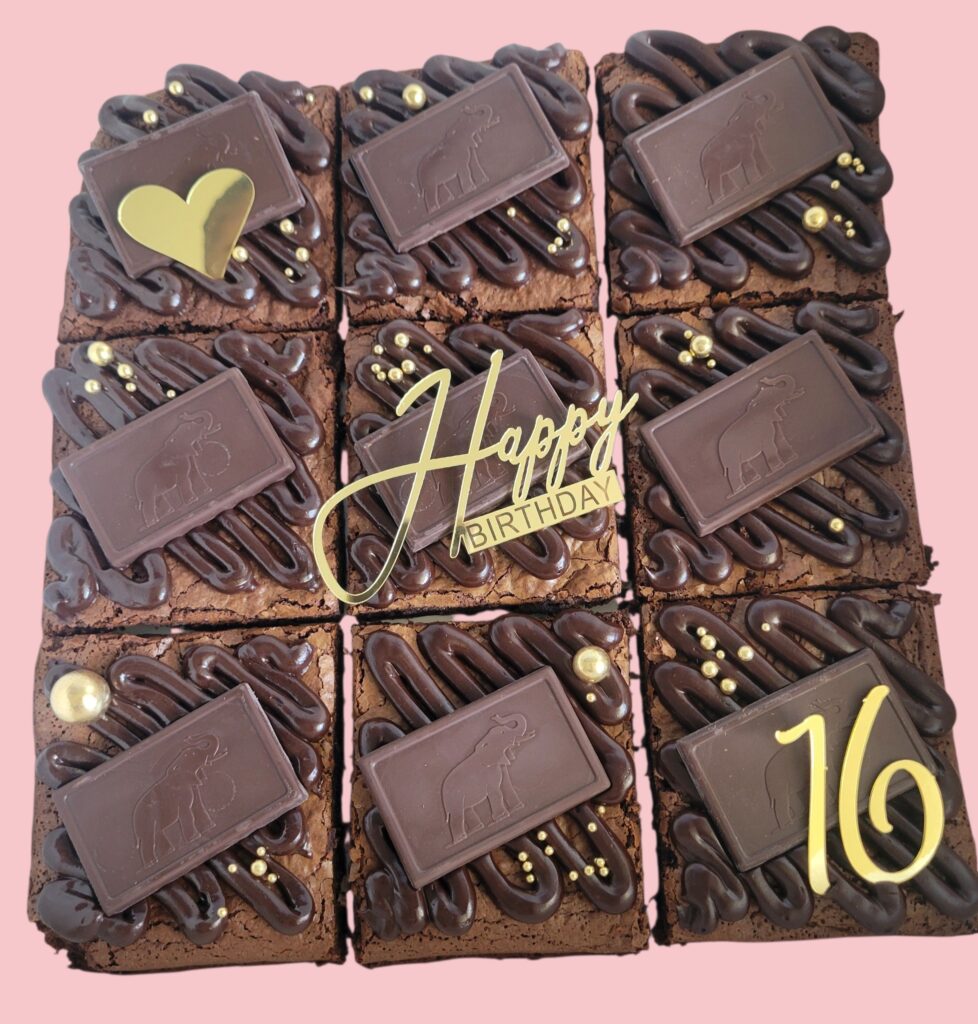 Brownies 9 parts tout chocolat
