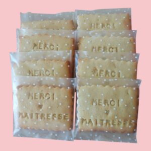 Biscuits message personnalisé