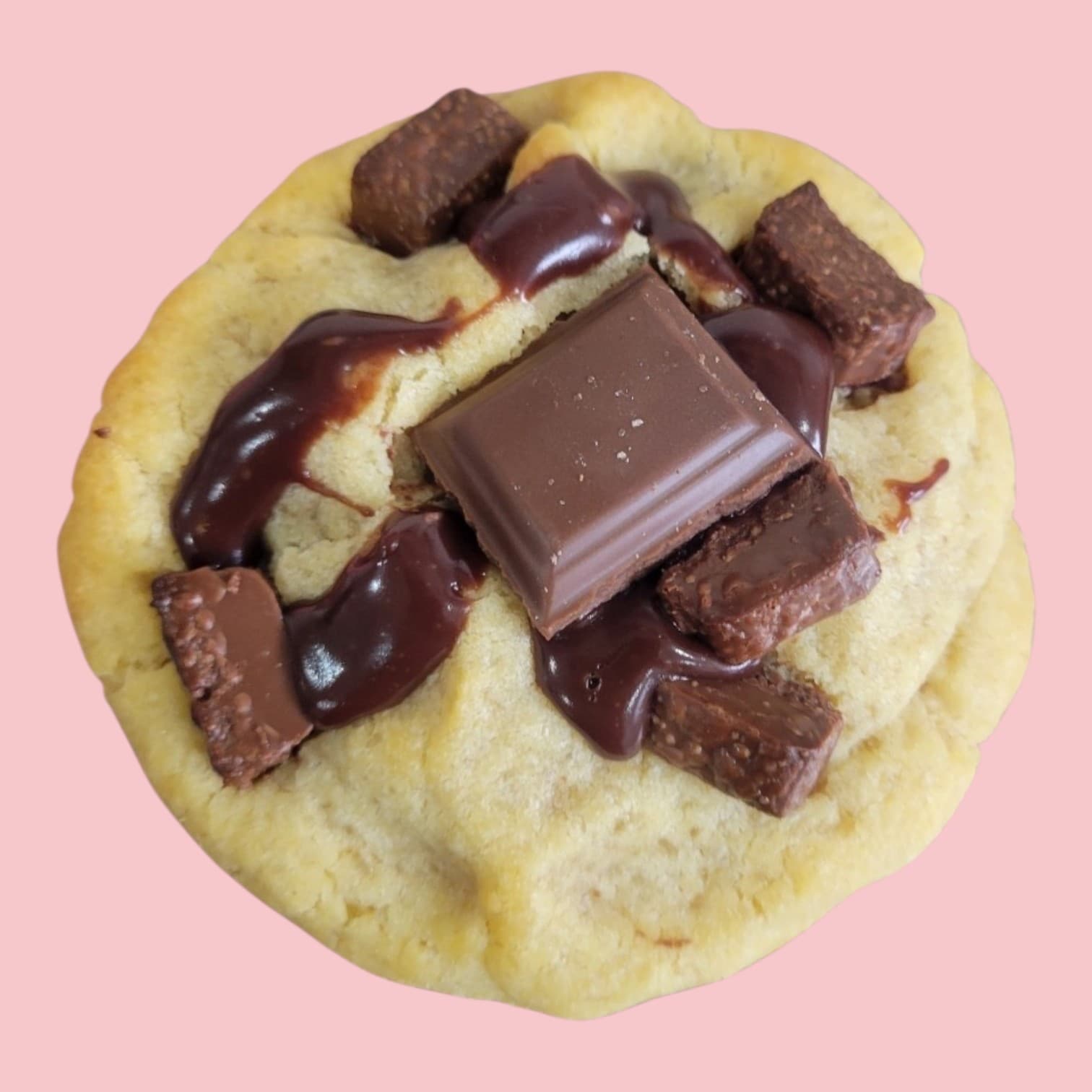 Cookies chocolat au lait fourré de ganache chocolat au lait