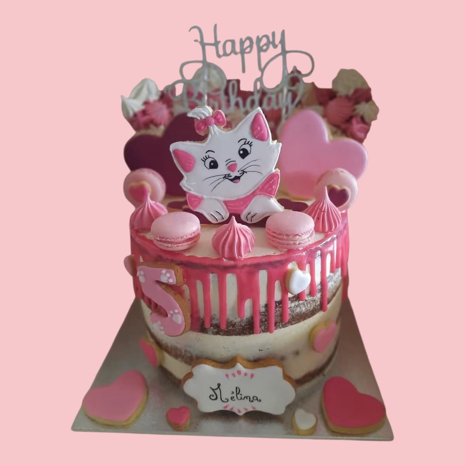 Layercake thème Marie Aristocrate couleur rose