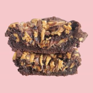 Brownies Snickers/Beurre de Cacahuètes