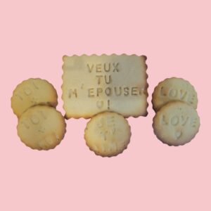 Biscuits message personnalisé